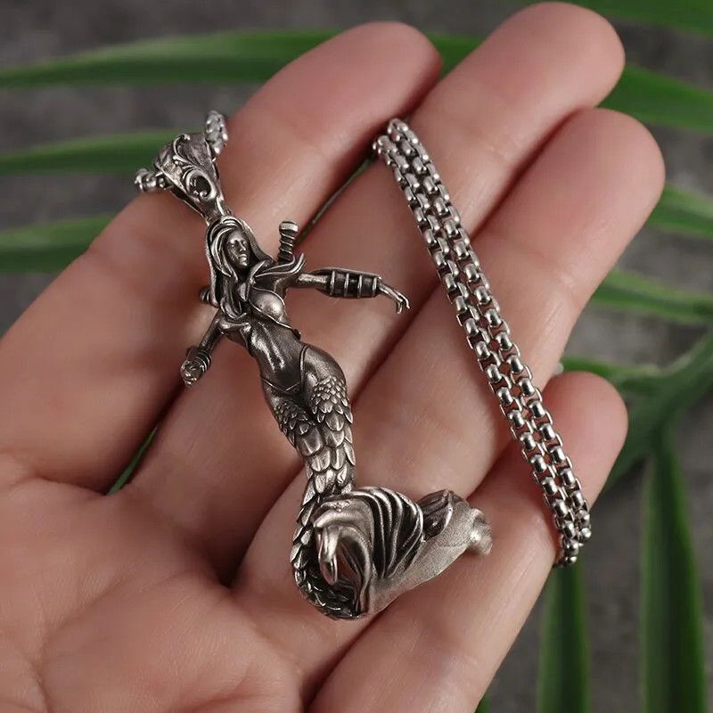 Jewelry Mermaid Pendant Necklace Size ONE SIZE - 1 Thumbnail