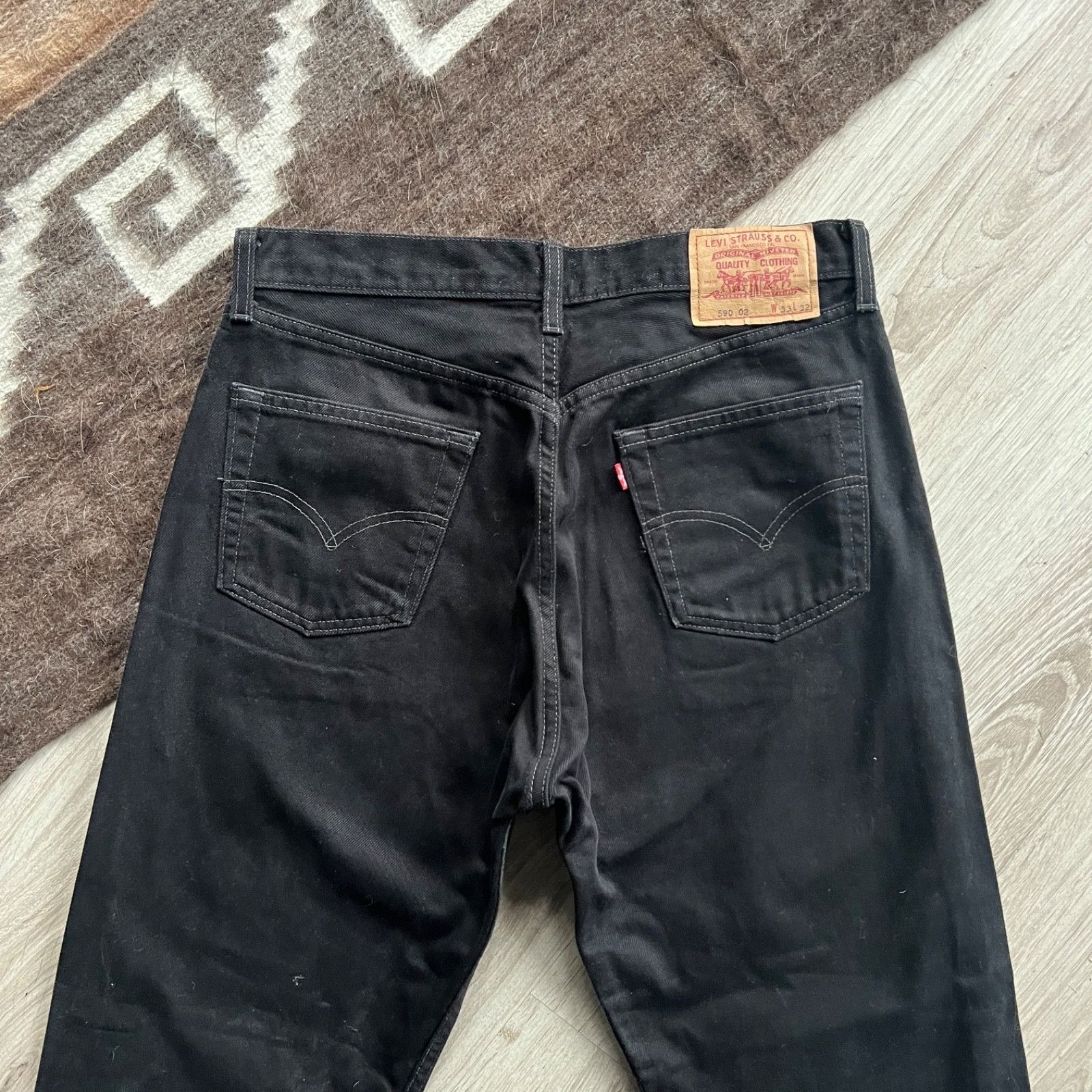 Levi's Levi’s 590 Vintage 90s Straight Denim Jeans 9624AC Size US 32 / EU 48 - 5 Thumbnail