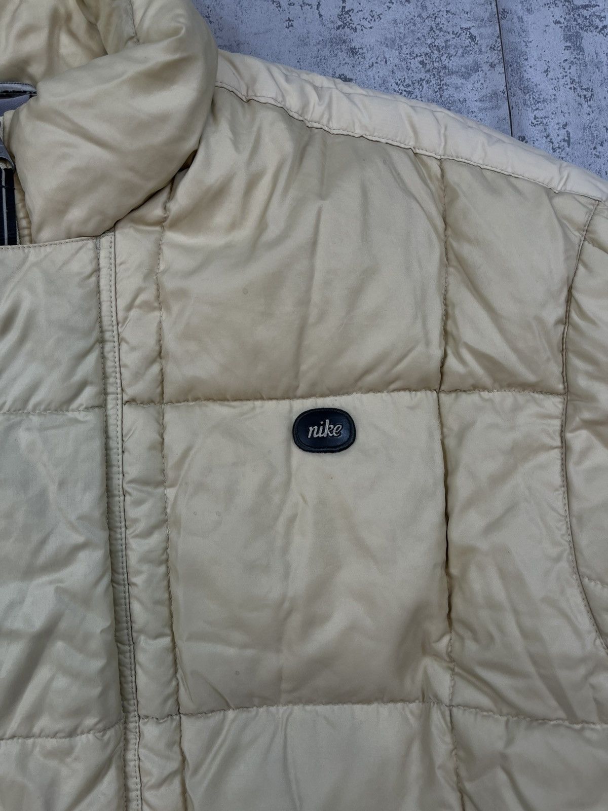 Nike × Vintage 90’s NIKE SMALL LOGO RARE DOWN PUFFER JACKET RETRO SWOOSH Size US L / EU 52-54 / 3 - 2 Thumbnail