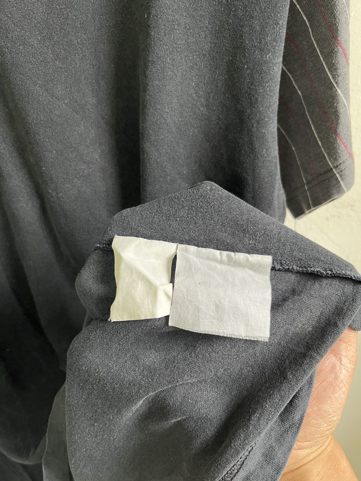 Comme des Garcons Homme Vintage 90s Comme Des Garçons Homme stripes sleeve Tshirt Size US L / EU 52-54 / 3 - 7 Thumbnail