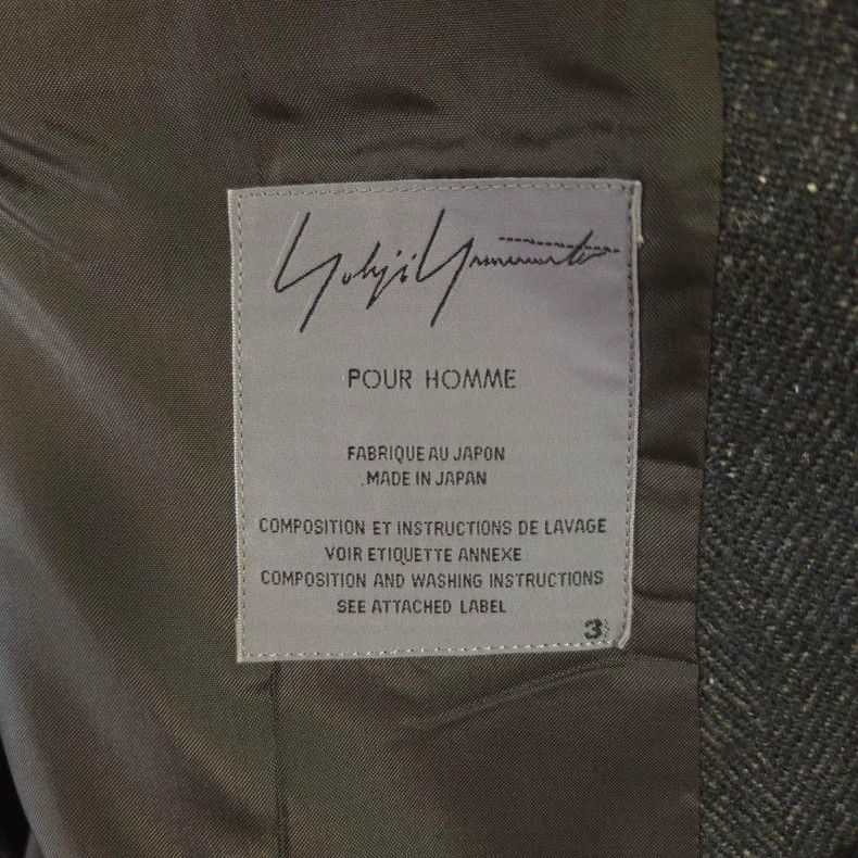 Yohji Yamamoto Yohji Yamamoto 2008 AW Show Wool and Silk Double-Breasted Size US L / EU 52-54 / 3 - 6 Thumbnail