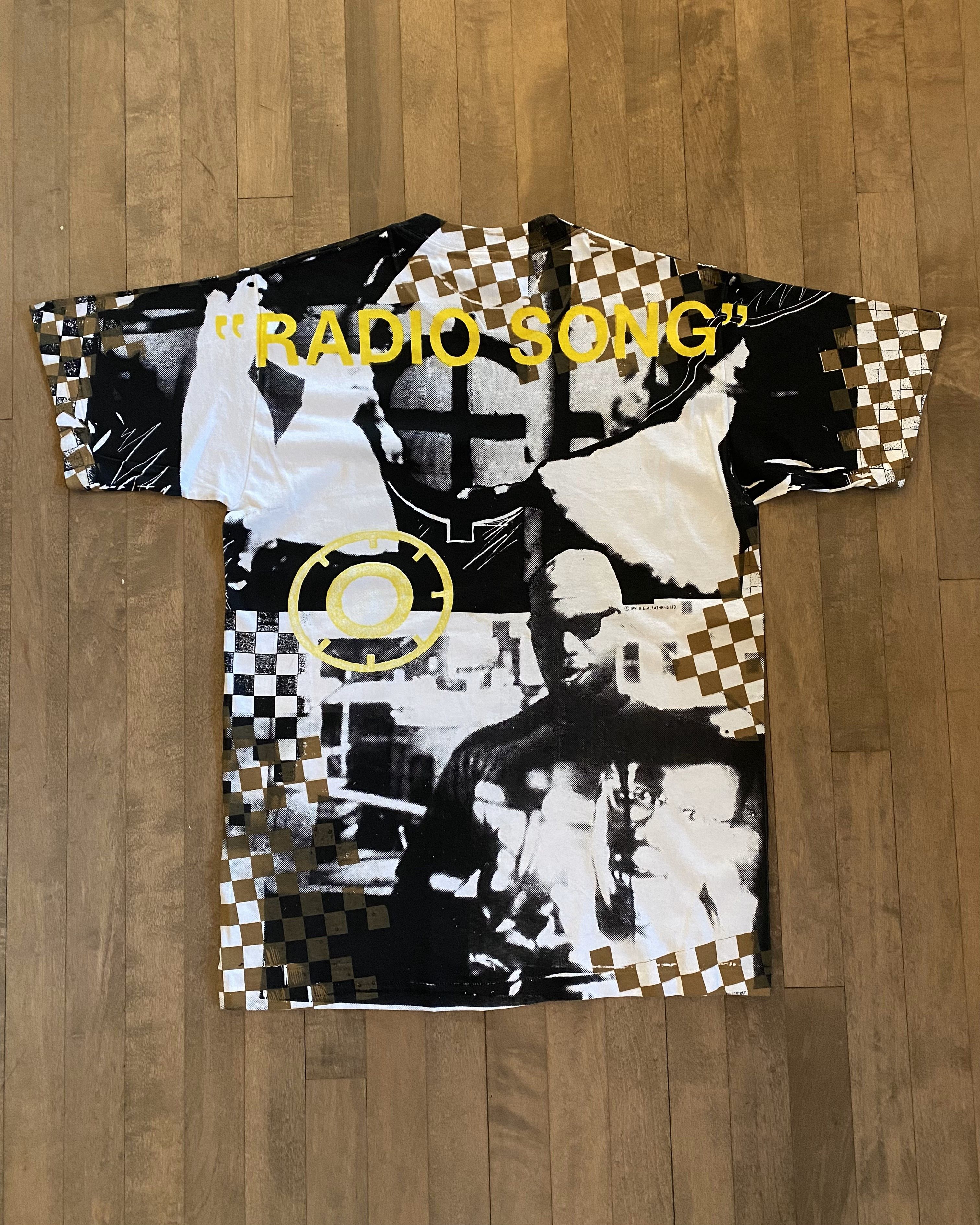 Band Tees × Rock T Shirt × Vintage Vintage 1991 R.E.M. Radio Band Tees × Rock T Shirt × Vintage Vintage 1991 R.E.M. Radio