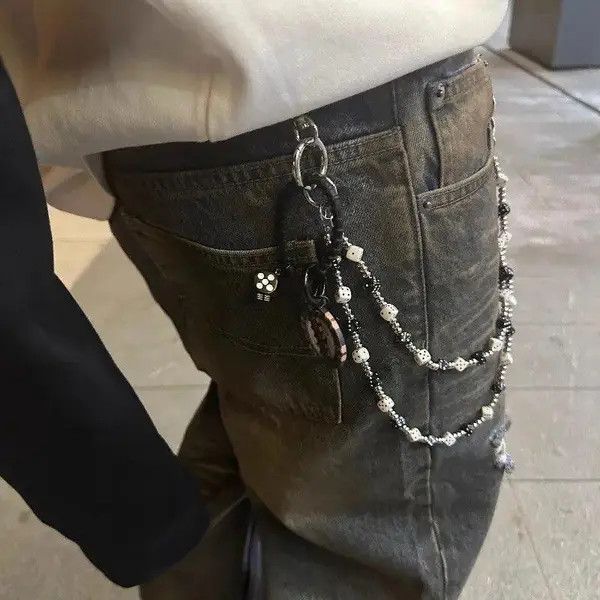 Jewelry 2 Layer Natural Echo Pearled Wallet Chain Size ONE SIZE - 8 Thumbnail