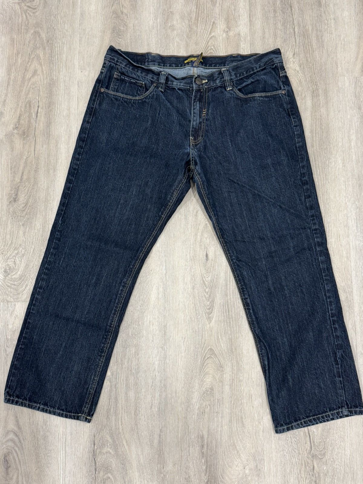 U.S. Polo Assn. Polo Assn Embroidered Baggy Denim Jeans Size 40x30 Size US 40 / EU 56 - 5 Thumbnail