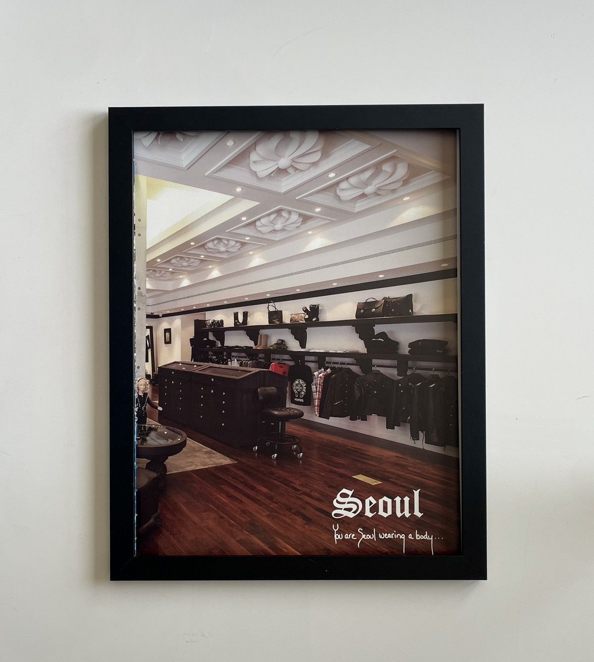 Chrome Hearts Chrome Hearts Seoul store photo 9x11 Poster framed Size ONE SIZE - 1 Thumbnail