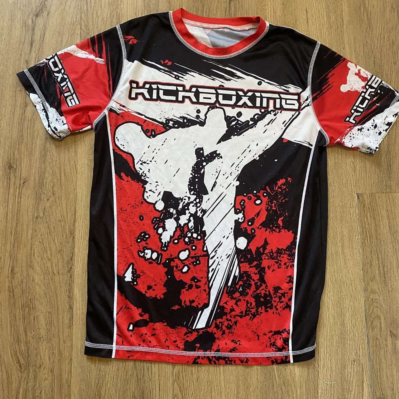 Other Kickboxing black and red tshirt Fight MMA full print Size US S / EU 44-46 / 1 - 1 Thumbnail