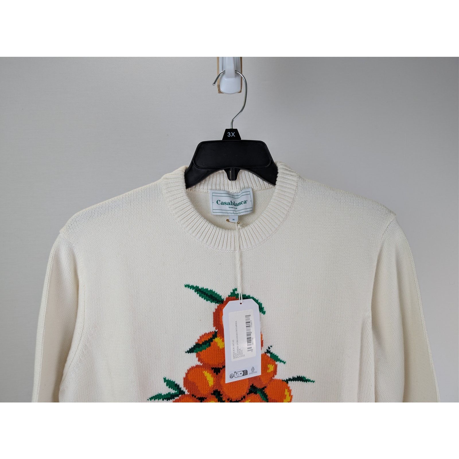 Casablanca o1rshd1 CC20 Jumper Pyramide D'oranges Intarsia Sweatshirt Size US M / EU 48-50 / 2 - 3 Thumbnail