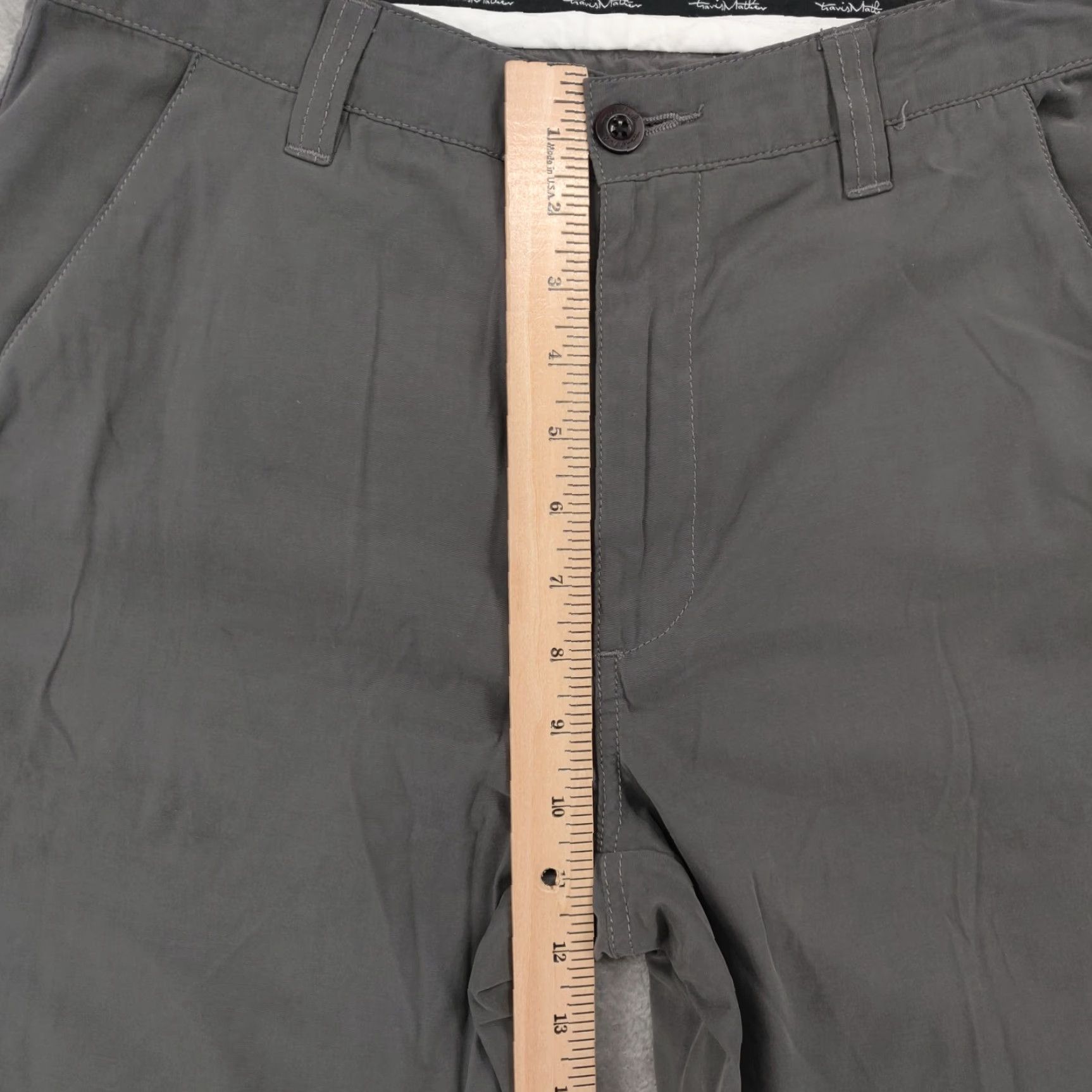 TravisMathew Travis Mathew Pants Mens 30x31 Grey Performance Chino Casual Golf Logo Size US 30 / EU 46 - 3 Thumbnail