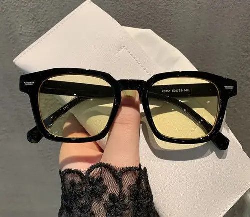 Electric Visual Kitamura x Mao Yellow Lens Black Frame Sunglasess Size ONE SIZE - 3 Thumbnail