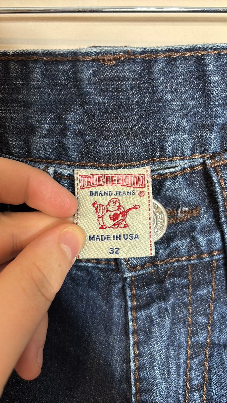 True Religion True Religion Joey Big T Jeans Size 35" - 3 Thumbnail