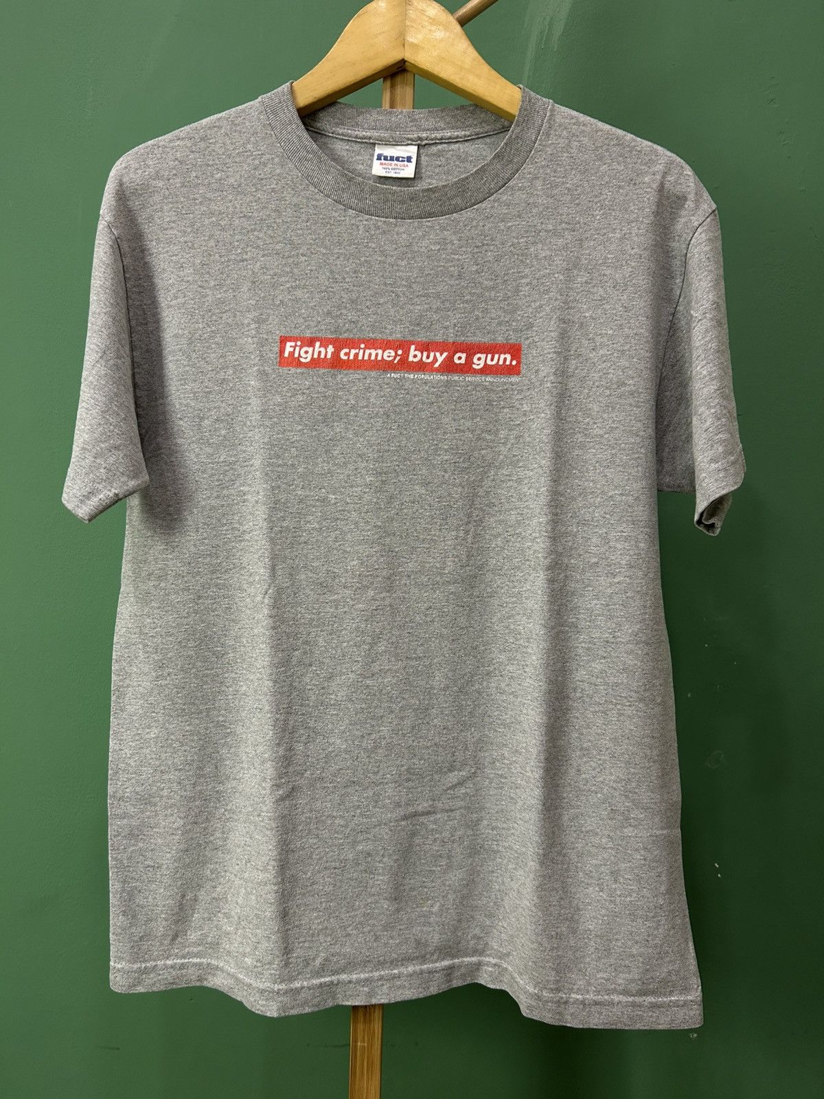 FUCT × Fuck The Population FUCT x FTP Fight Crime Buy a Gun Rip Off Barbara Krueger Size US M / EU 48-50 / 2 - 1 Thumbnail