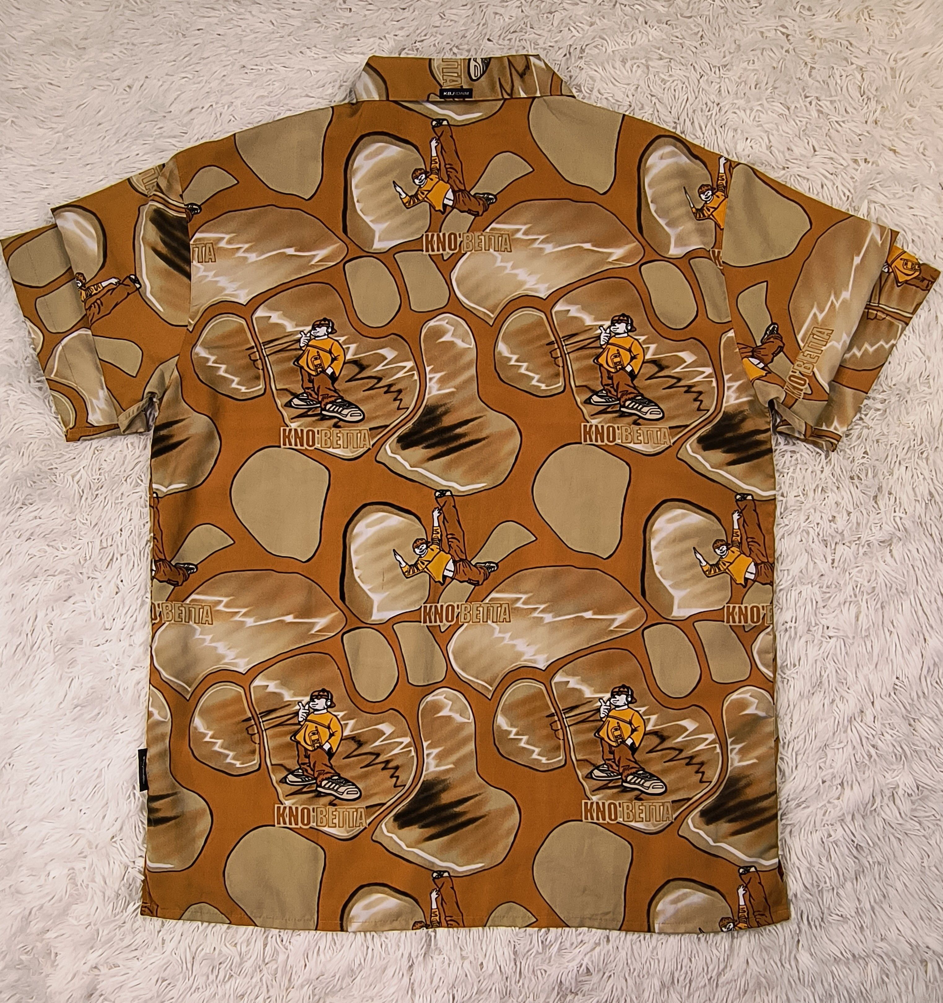 Vintage Vintage KNO betta b-boy 90s button up shirt Size US L / EU 52-54 / 3 - 7 Thumbnail