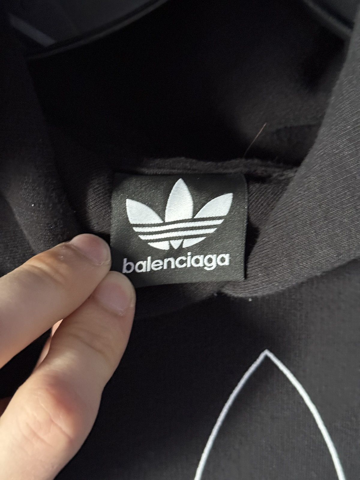 Adidas × Balenciaga New! 🥊 Balenciaga Adidas Embroidered Hoodie Size US M / EU 48-50 / 2 - 4 Thumbnail