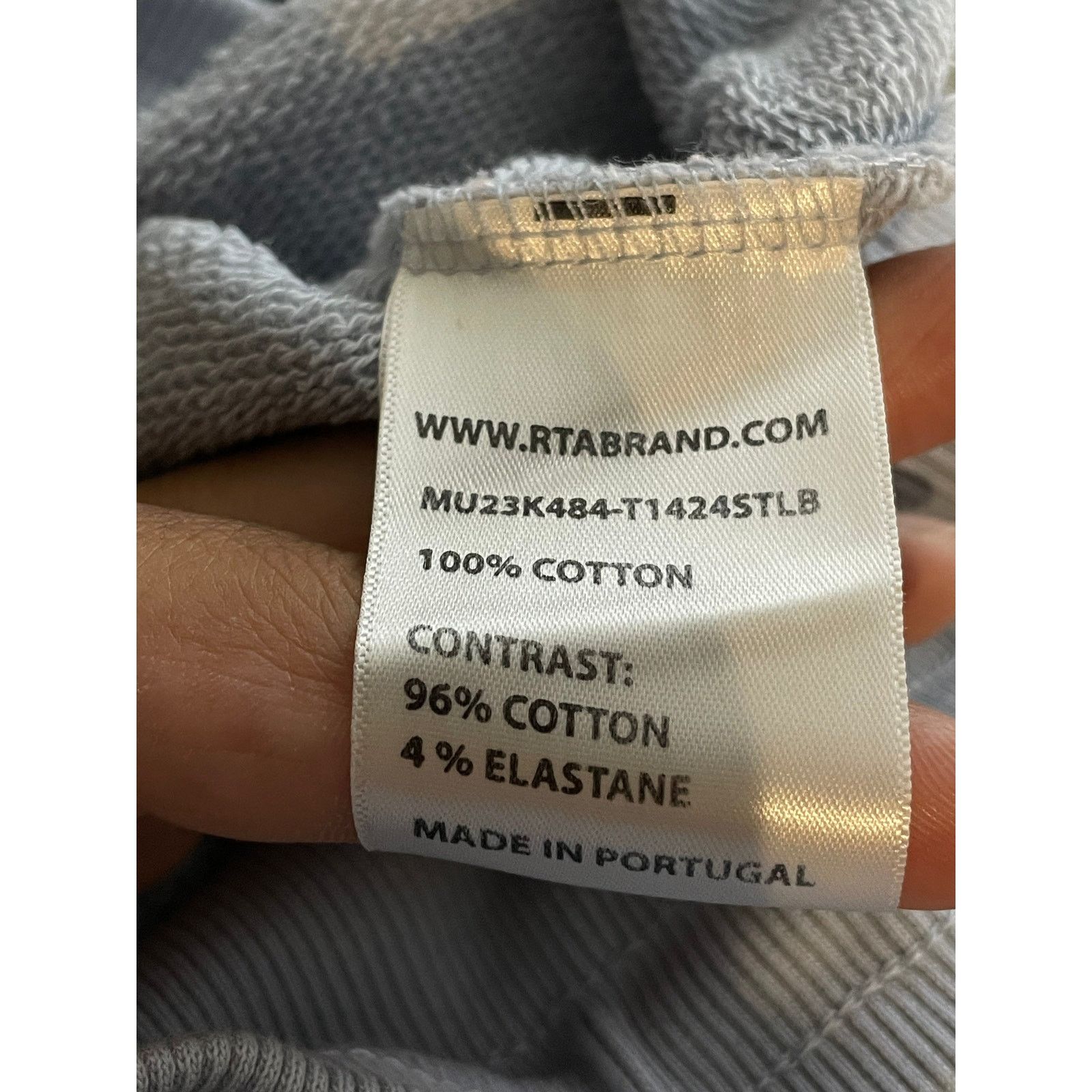 Rta RTA Logo Baby Blue Hoodie Size US S / EU 44-46 / 1 - 5 Thumbnail