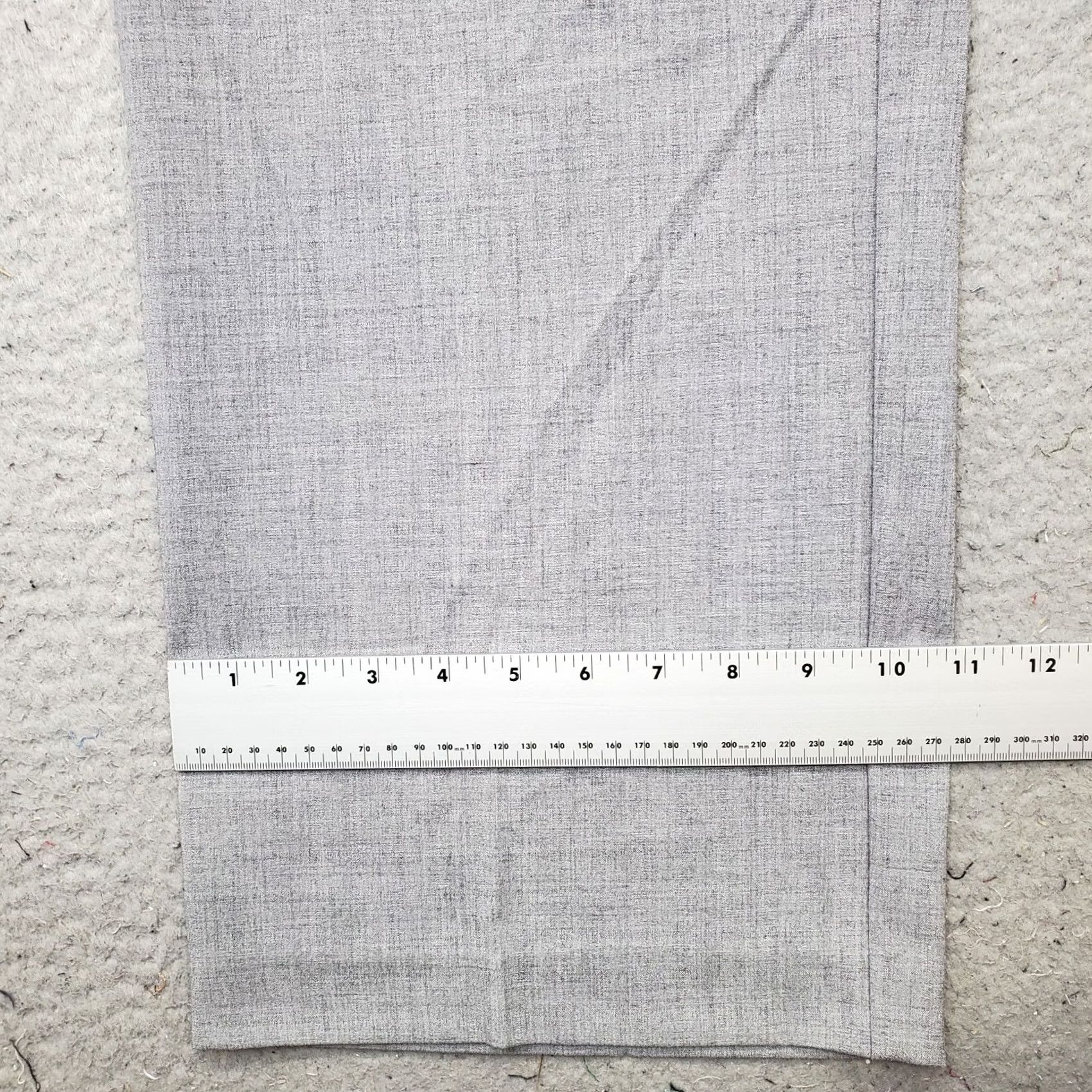 Vintage Lane Bryant Pants Womens 20 Gray Stretch Flat Front Adjustable Waist Wide Leg Size 42" / US 20 - 5 Thumbnail