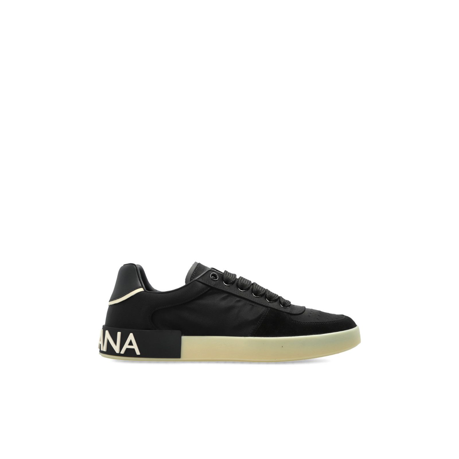 DOLCE&GABBANA Black Leather Sneakers New & Authentic (Men's