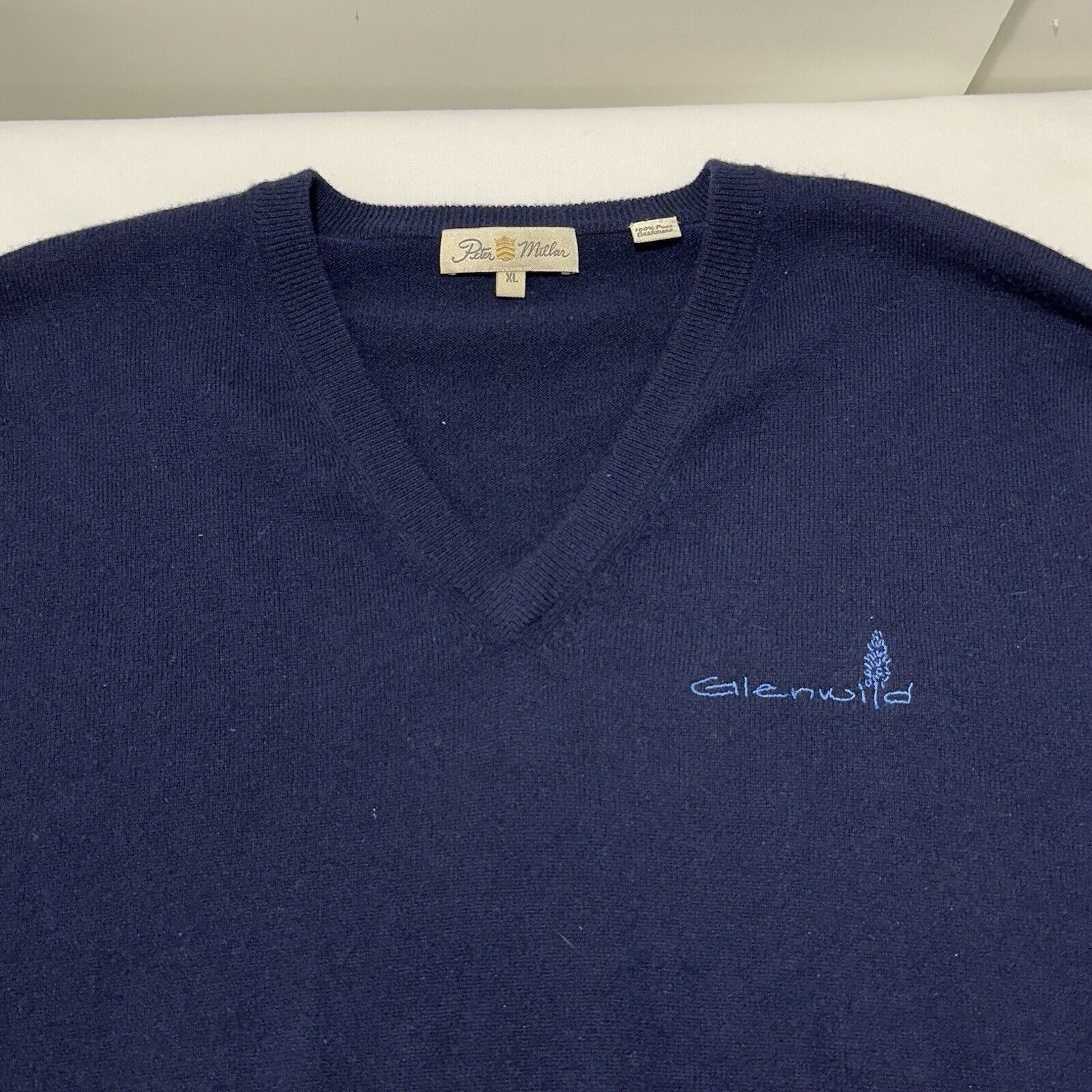 Peter Millar Peter Millar XL Cashmere Sweater Glenwild Embroidered Logo Size US XL / EU 56 / 4 - 2 Thumbnail