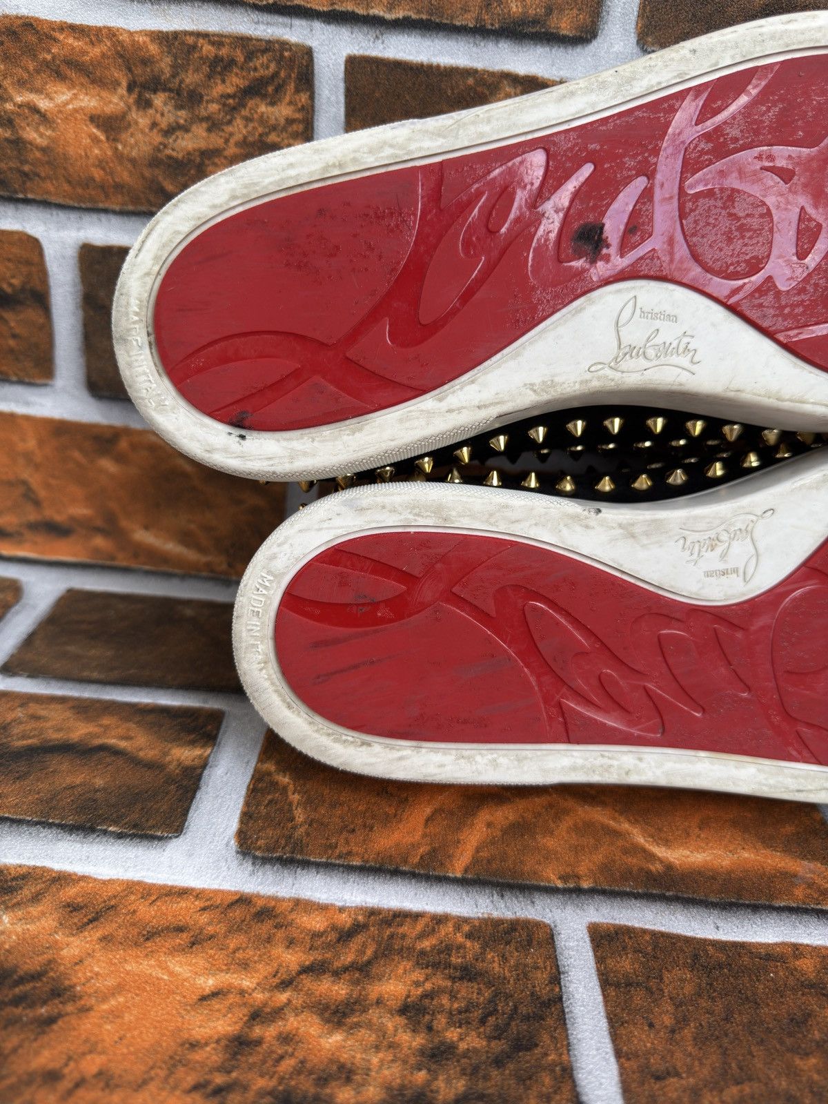 Christian Louboutin Spike boat flats Size US 10.5 / EU 43-44 - 14 Thumbnail