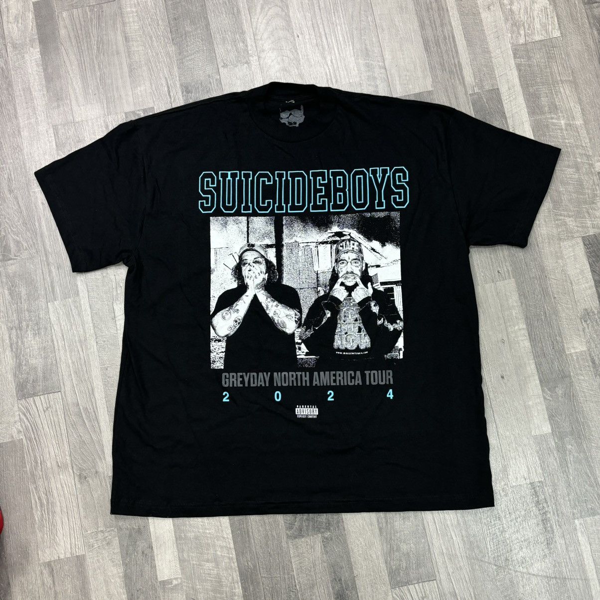 Fuck The Population × G59 Records Grey Day 2024 G59 $uicideboy$ Short Sleeve Medium Size US M / EU 48-50 / 2 - 1 Thumbnail