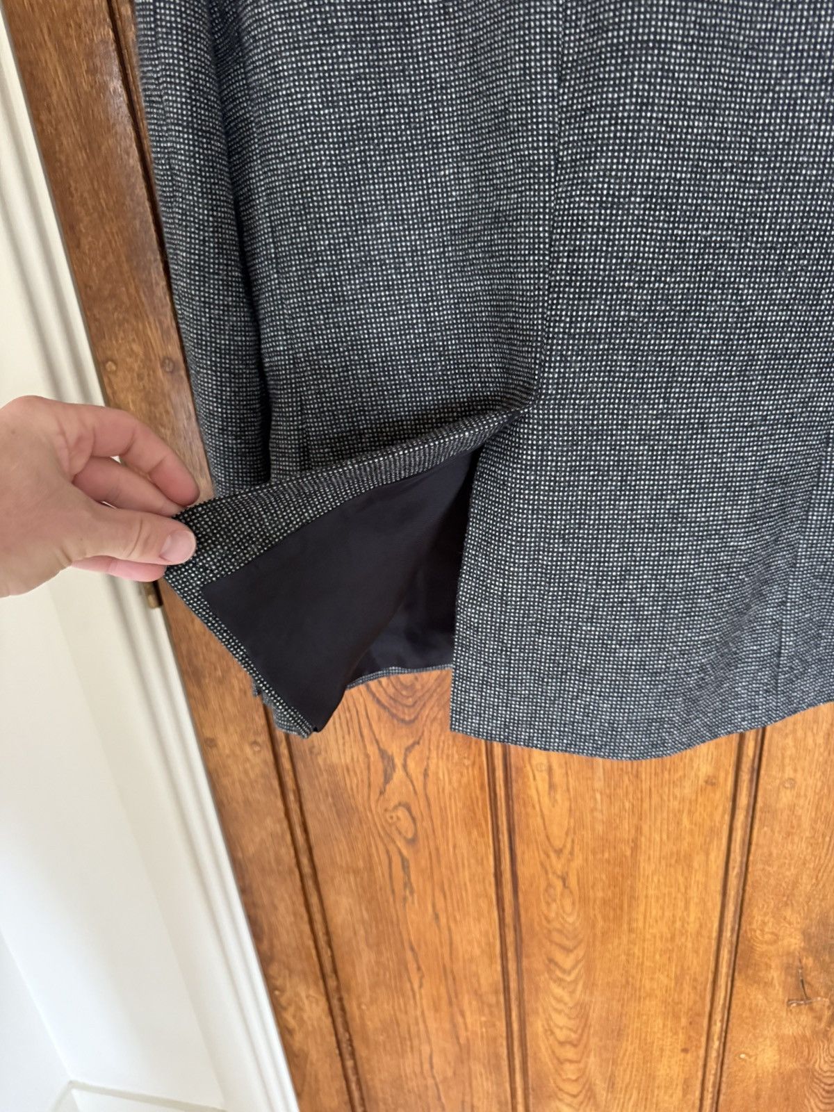 Saint Laurent Paris Saint Laurent herringbone notch lapel suit jacket 48 Size 38R - 13 Thumbnail