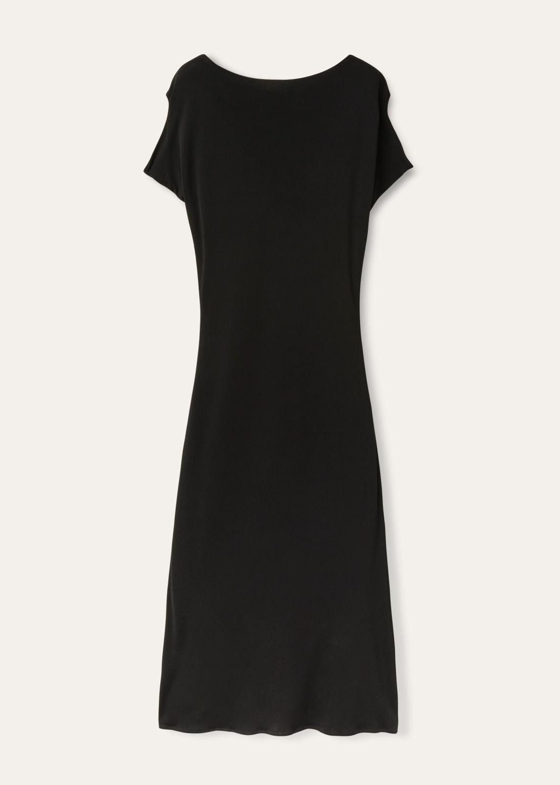 Loro Piana o1srvl11e0825 FAO2405 Eva Long Dress in Black Size L / US 10 / IT 46 - 9 Thumbnail