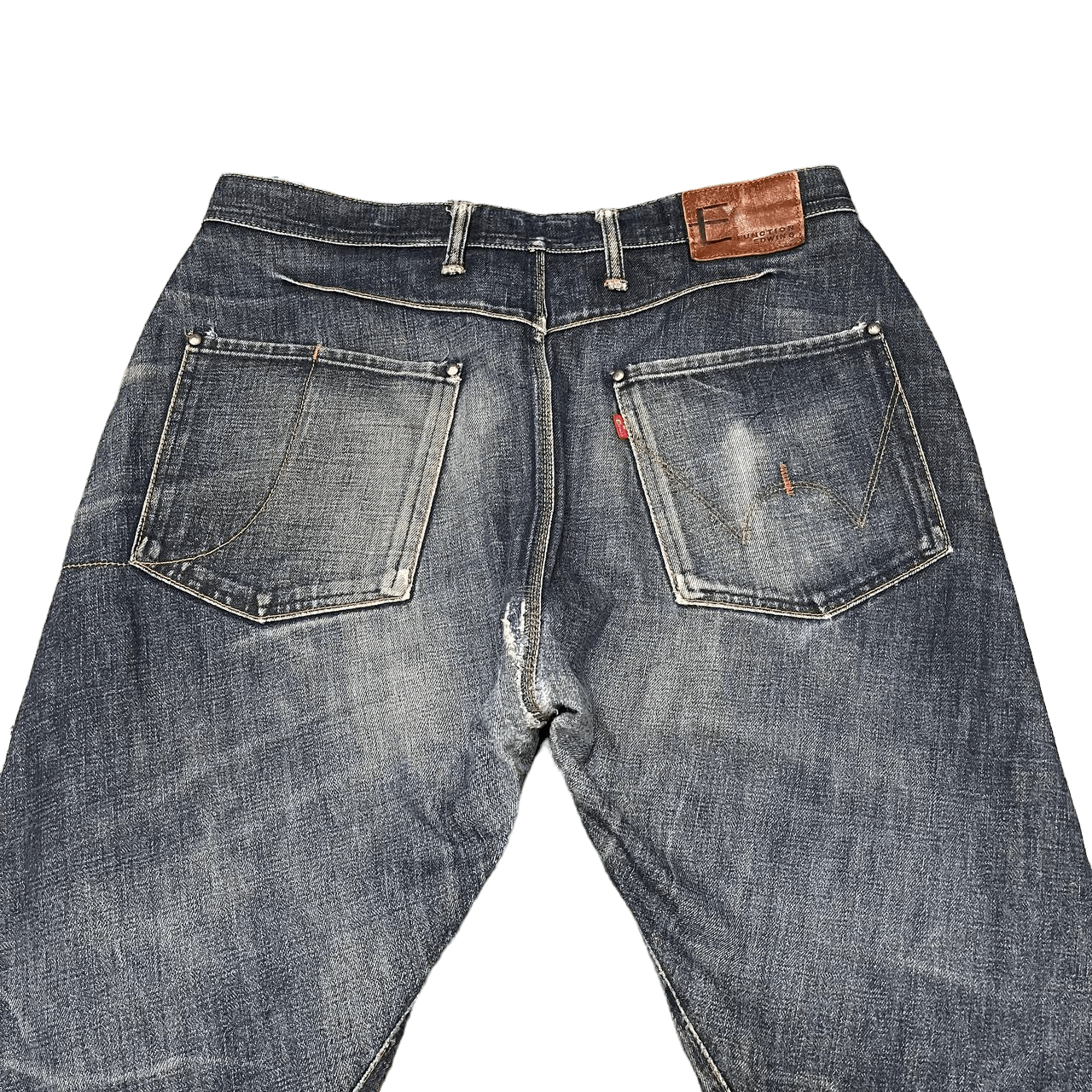 Edwin Vintage Edwin E Function Thrashed Denim Jeans Size US 34 / EU 50 - 15 Thumbnail