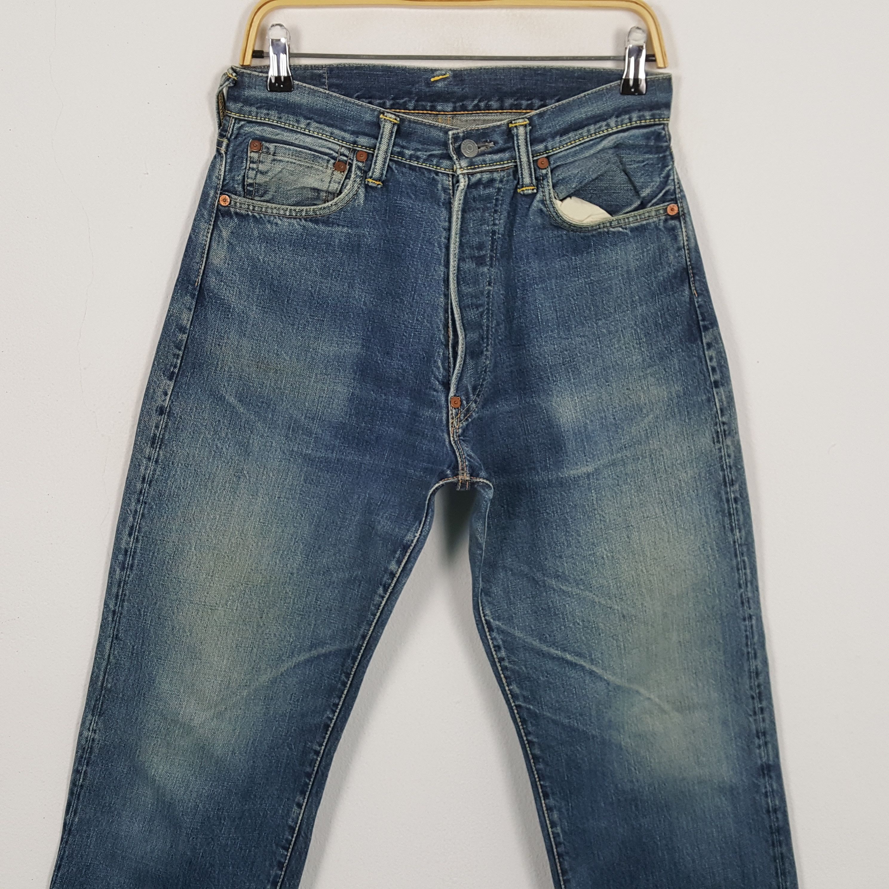 Evisu × Japanese Brand × Vintage Vintage EVISU Japanese Brand Daicock Custom Design Jeans Size US 29 - 5 Thumbnail