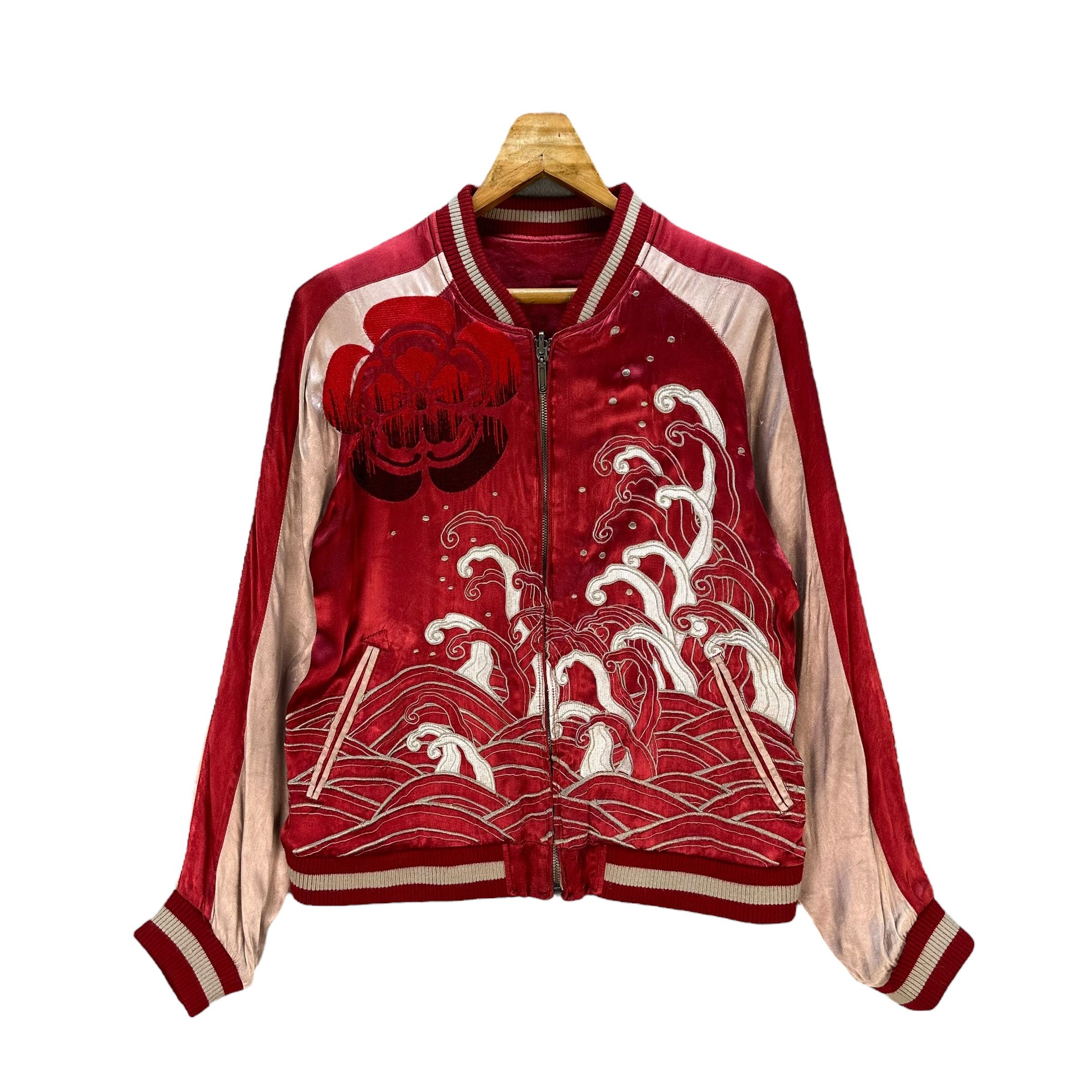 Japanese Brand THE JAPANESE TRADITION Embroidery Sukajan Jacket #A68-1652 Size US M / EU 48-50 / 2 - 6 Thumbnail