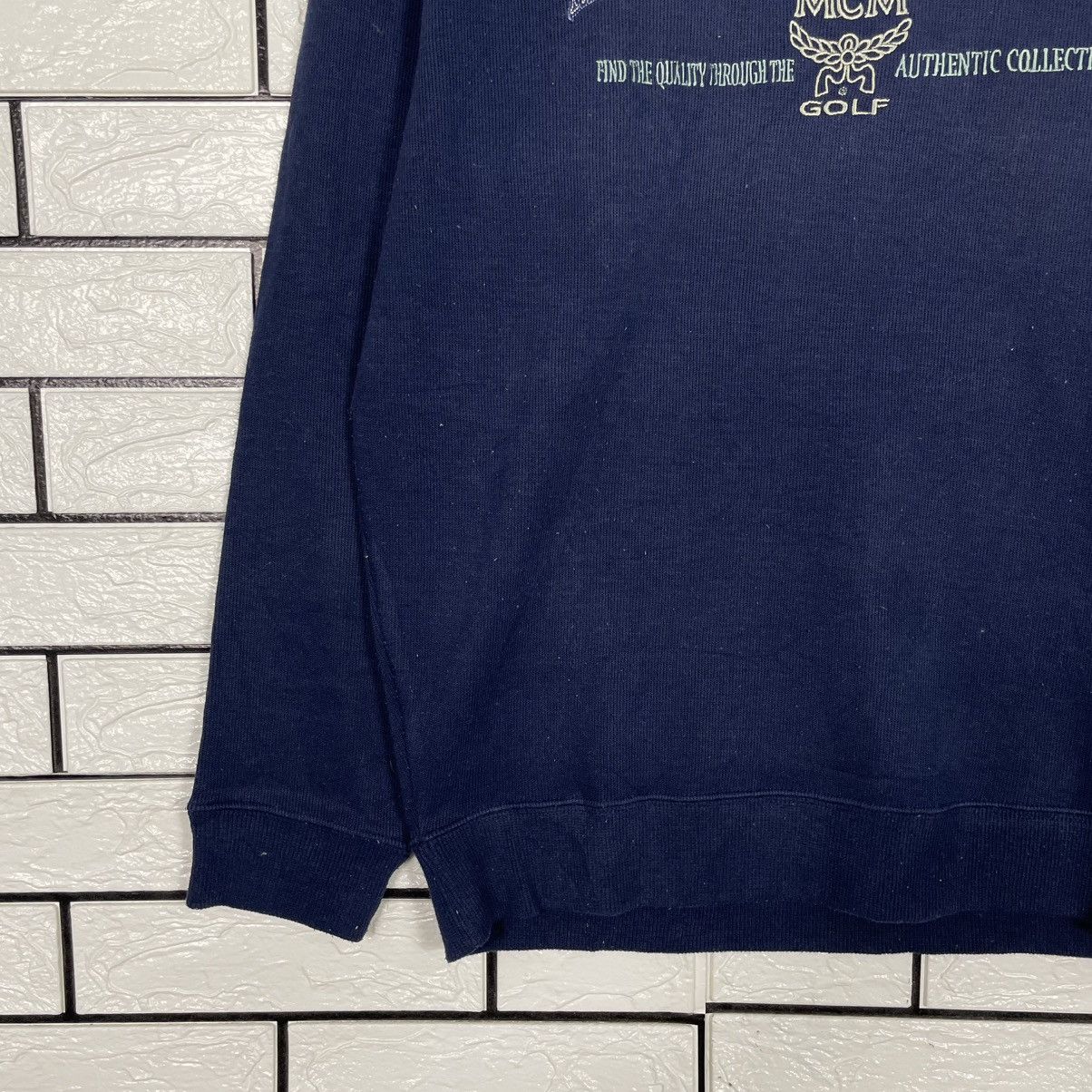 MCM MCM Golf Big Logo Sweatshirt Size US M / EU 48-50 / 2 - 3 Thumbnail