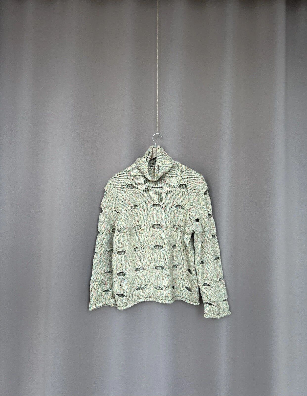 Comme des Garcons Comme Des Garcons Rare Knit Hole Sweater Womens Size S/M Size S / US 4 / IT 40 - 7 Thumbnail