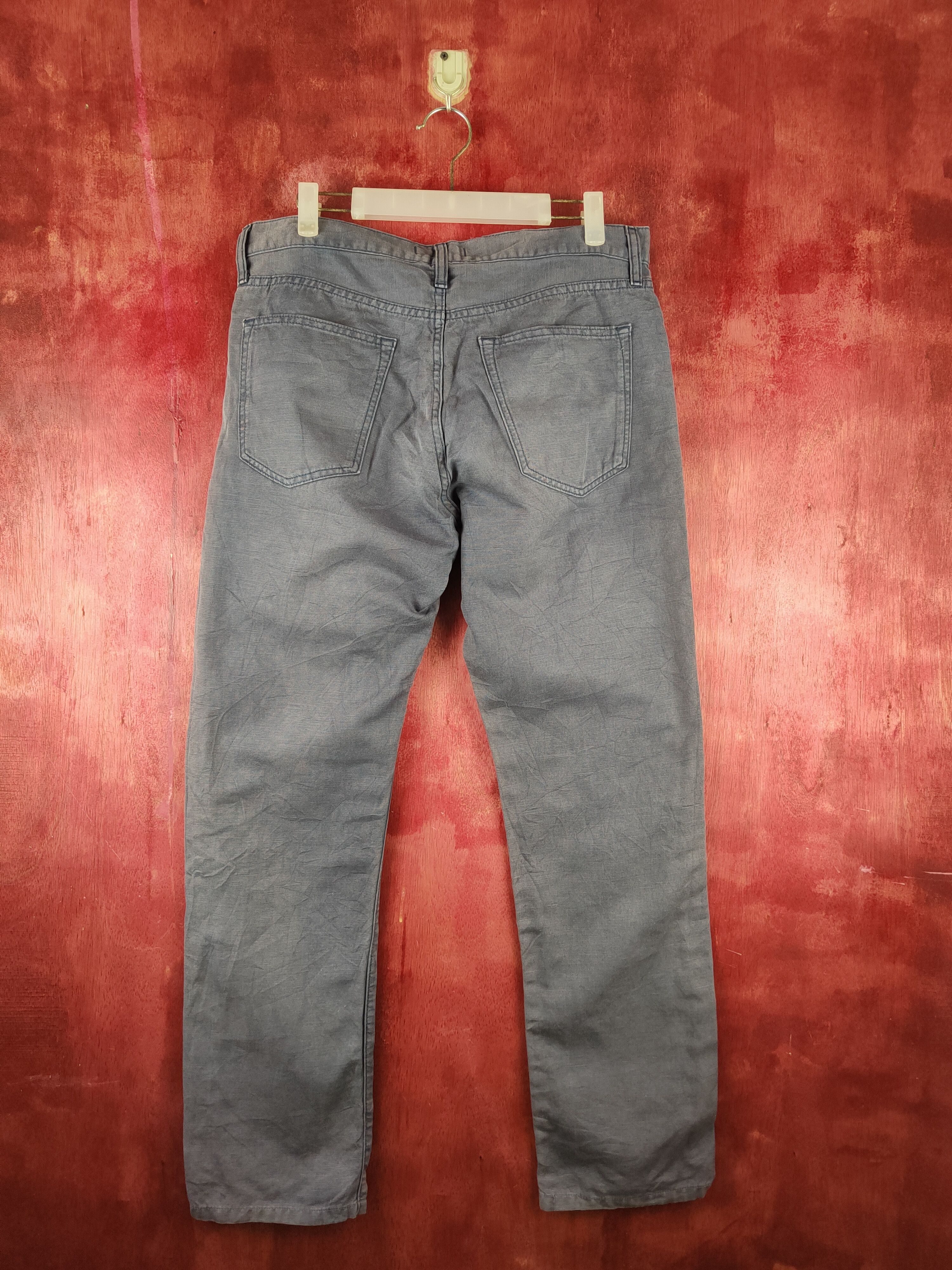 Uniqlo VINTAGE Japanese faded blue Trousers Casual Pants N#S2929 Size US 33 - 7 Thumbnail