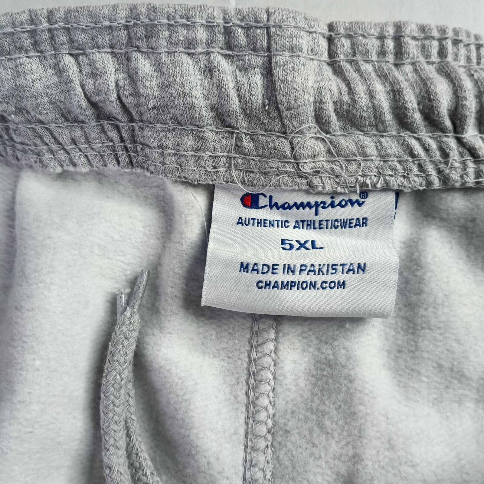 Champion Champion Sweatpants Men 5XL Gray Mediumweight Logo Spell Out Size US 44 / EU 60 - 7 Thumbnail