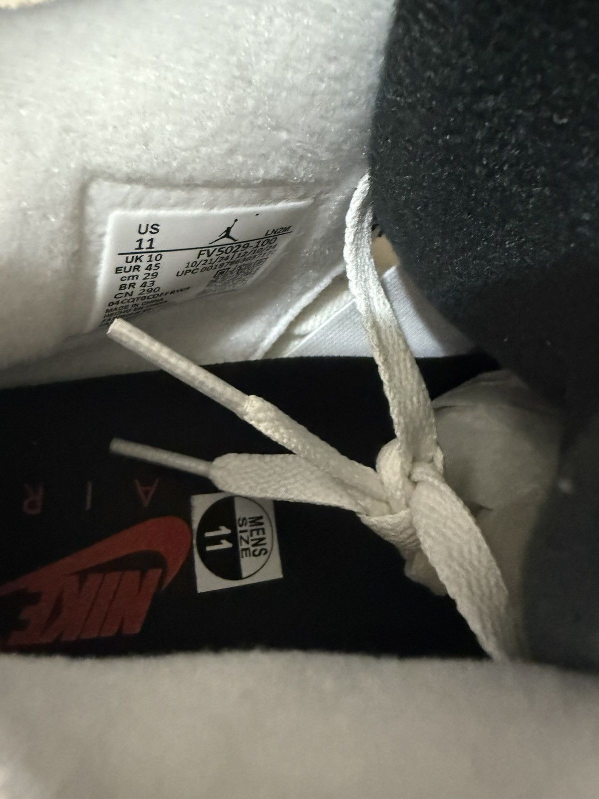 Jordan Brand Air Jordan 4 Retro WHITE CEMENT REIMAGINED Sz 11 FV5029 100 Size US 11 / EU 44 - 7 Thumbnail
