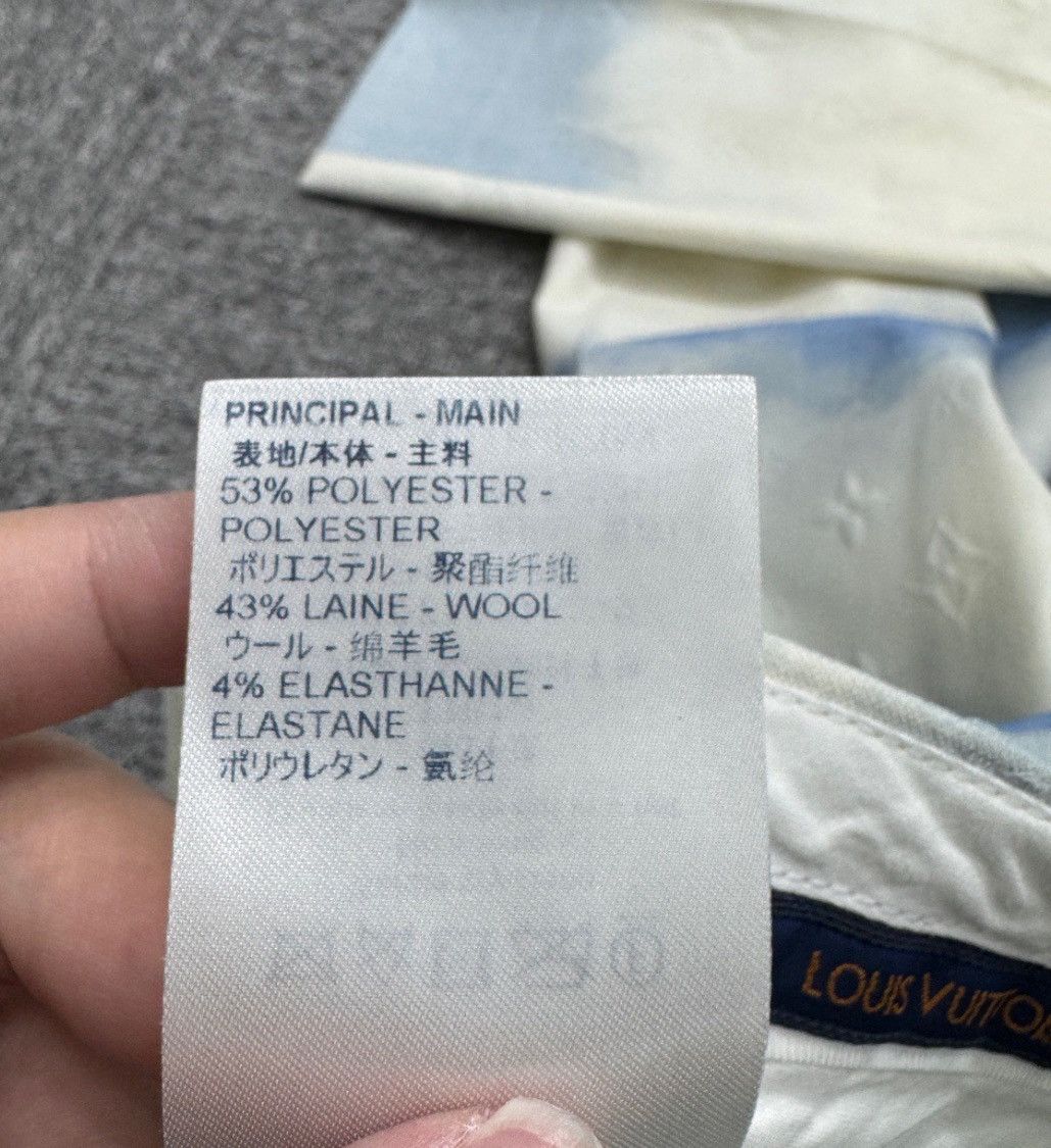 Louis Vuitton Louis Vuitton Pants with blue sky and white clouds printed Size 27" / US 4 / IT 40 - 5 Thumbnail