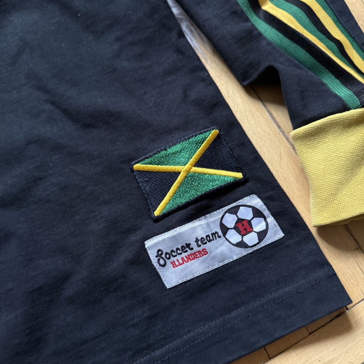 If Six Was Nine 📌 Vintage Y2K Jamaica Rasta Bob Marley Blokecore Sweatshirt Size US L / EU 52-54 / 3 - 8 Thumbnail