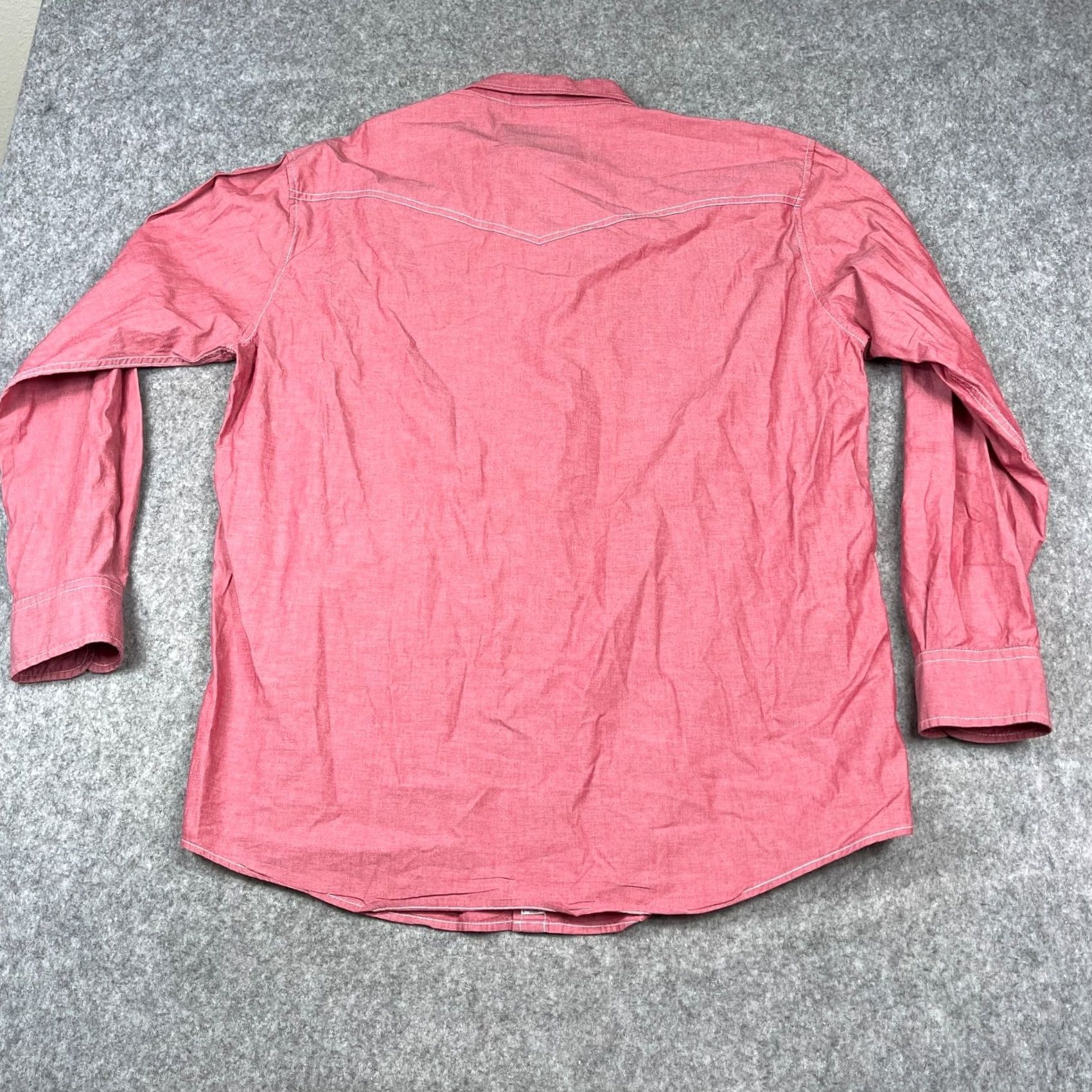 Vintage VINTAGE RafterC Pro Flex 45 Performance Shirt XL Red Snap White Stitching Western Cowboy Size US XL / EU 56 / 4 - 3 Thumbnail