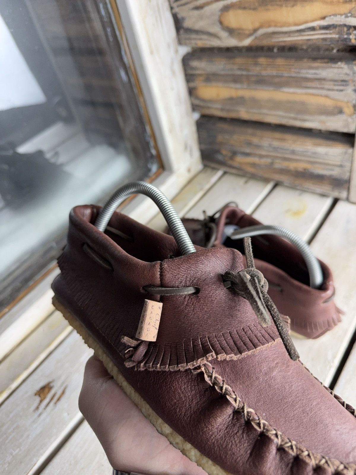 Japanese Brand Avant Garde Y2K Laurentian Chief Leather Moccasins Canada Size US 8 / EU 41 - 5 Thumbnail