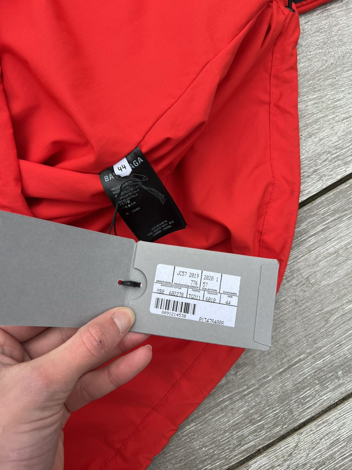 Balenciaga Balenciaga Raincoats jacket zip 2019 Size US S / EU 44-46 / 1 - 11 Thumbnail