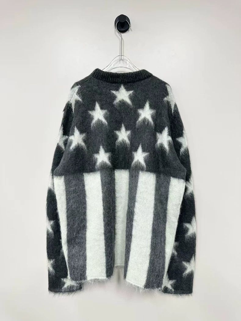 Louis Vuitton Louis Vuitton Dark grey star mohair sweater Size US L / EU 52-54 / 3 - 2 Thumbnail