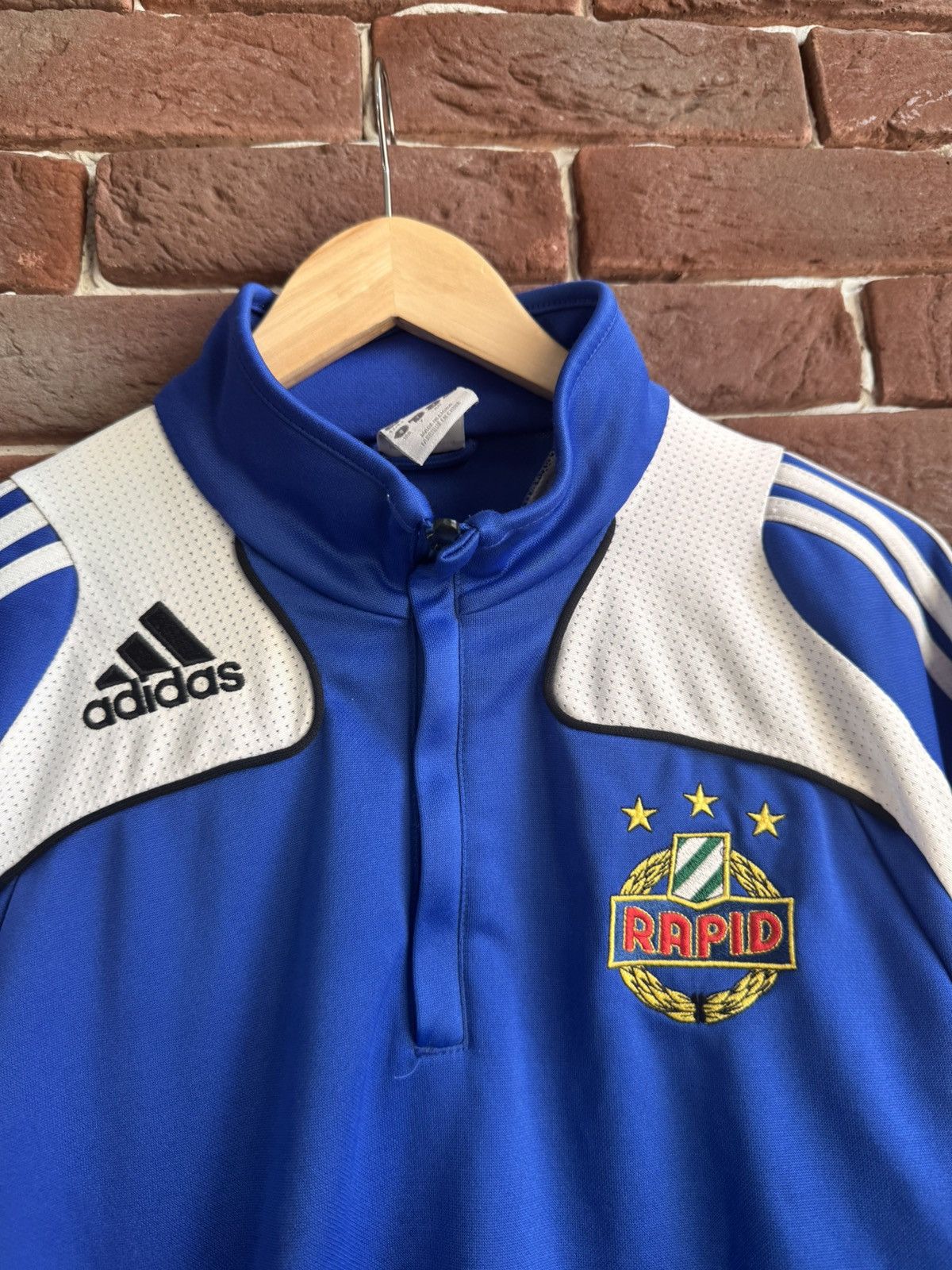 Adidas Adidas SK Rapid Vienna Football Soccer Jersey longsleeve Size US L / EU 52-54 / 3 - 4 Thumbnail