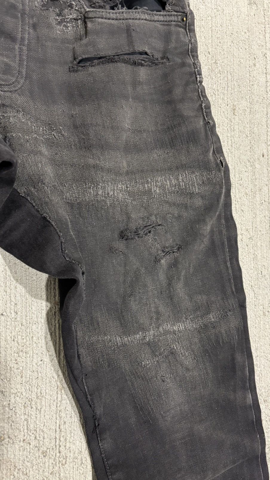 Dior Dior Homme Repaired Denim Size US 29 - 4 Thumbnail
