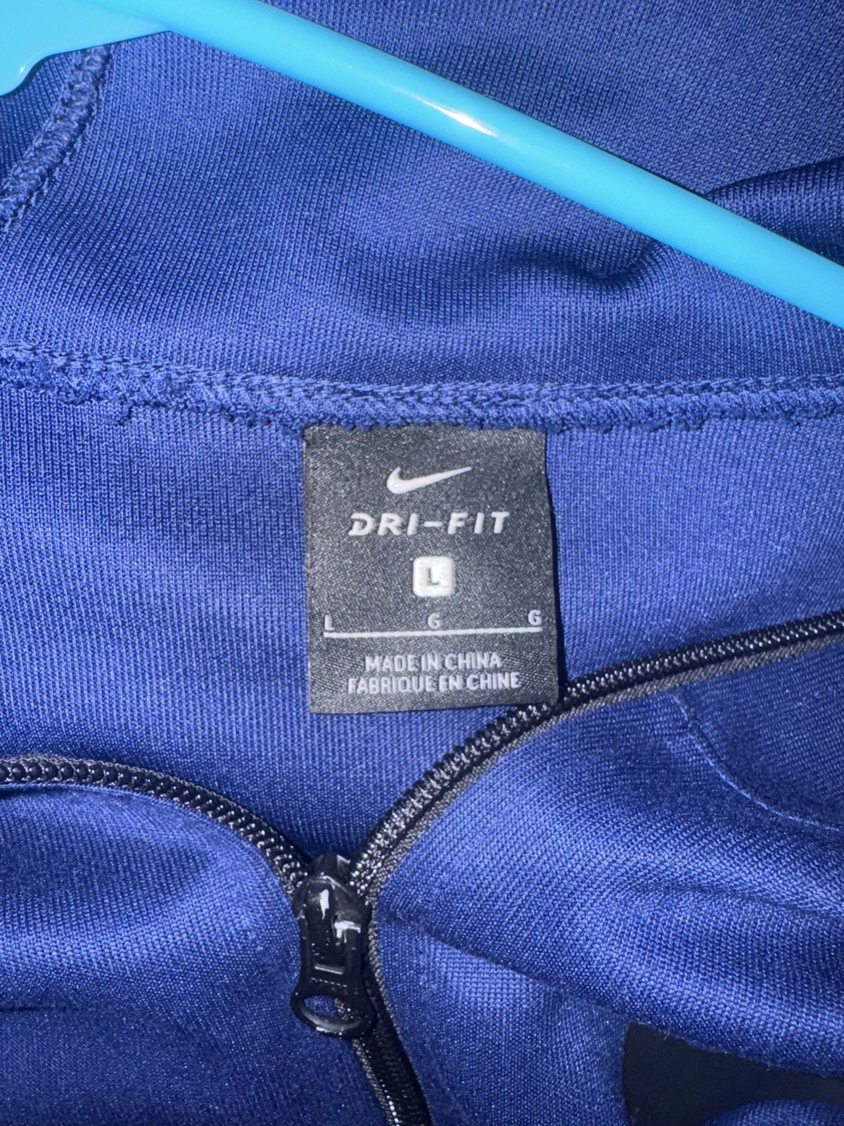 Nike Navy Blue Nike Hoodie Size US L / EU 52-54 / 3 - 3 Thumbnail