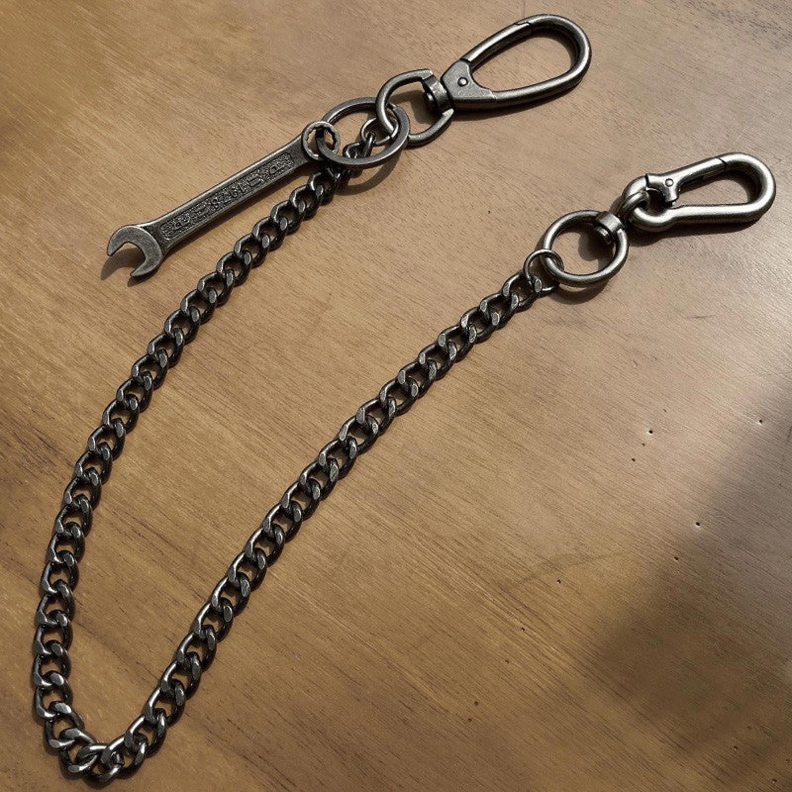 Jewelry Wrench Pendant Chain, Wallet Chain, Biker Punk Accessory Size ONE SIZE - 4 Thumbnail