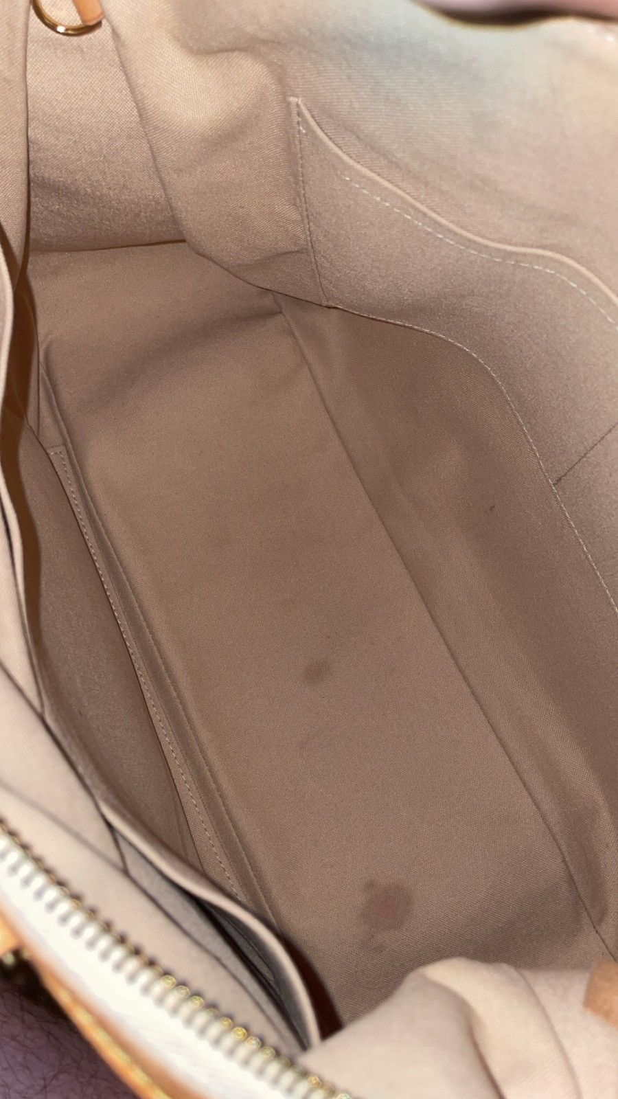 Louis Vuitton Louis Vuitton Damier Azur Siracusa Crossbody Bag Cream Size ONE SIZE - 13 Thumbnail
