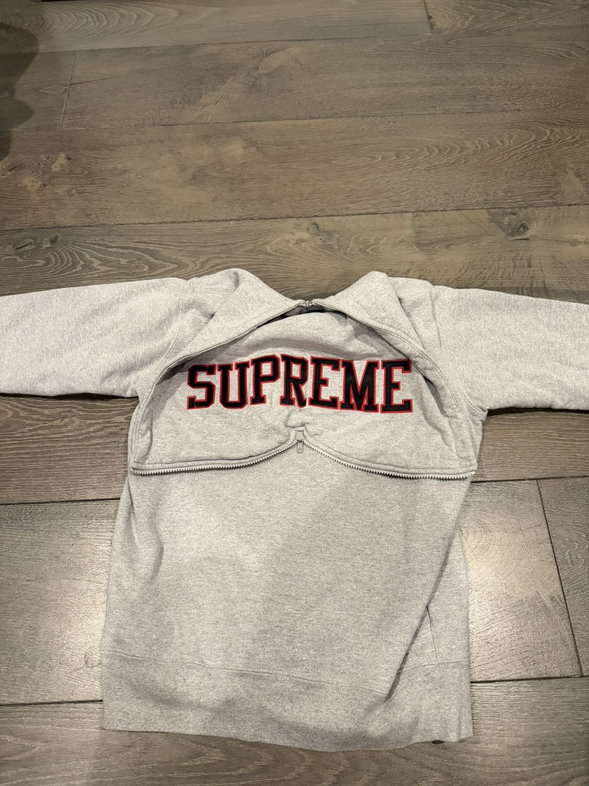 Supreme SUPREME SPLIT HOOD ZIP UP FW16 MEDIUM Size US M / EU 48-50 / 2 - 4 Thumbnail