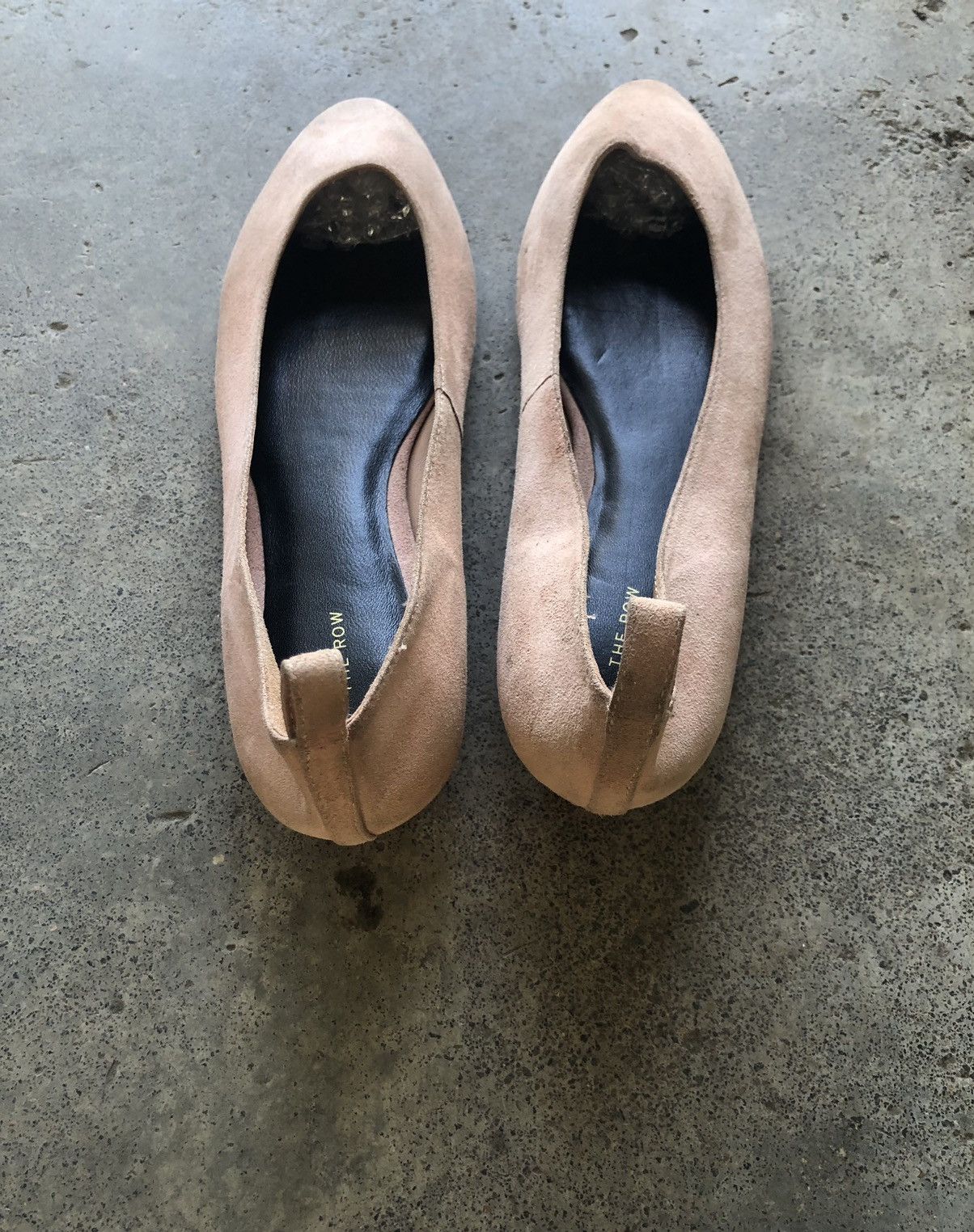 The Row The Row - Lady D Pale Flamingo Suede Ballerina Flat Size US 8 / IT 38 - 3 Thumbnail