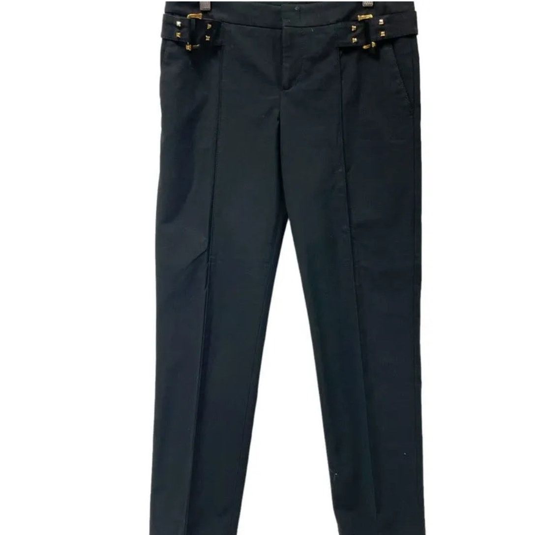 Gucci Gucci Black Straight Leg Trouser Pants - Size 40 Size 27" / US 4 / IT 40 - 4 Thumbnail