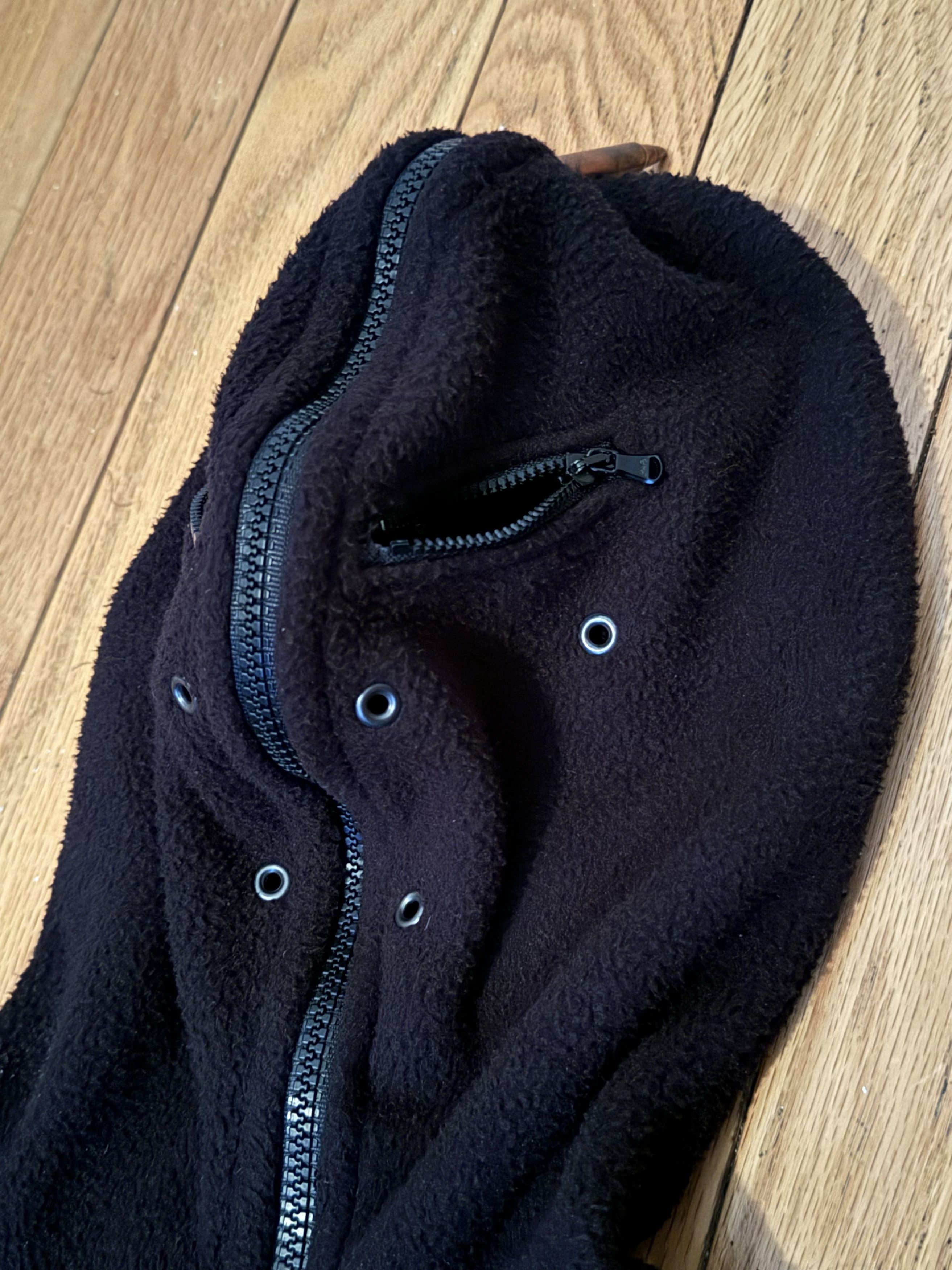 Vetements Vetements SS 19 Gimp Mask Fleece Zip-Up Hoodie Size US L / EU 52-54 / 3 - 10 Thumbnail
