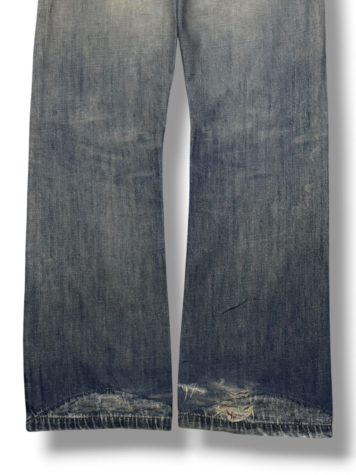 Zara Vintage Zara Man Denim Jeans | Vintage Fade | Wide Leg | W34 Size US 34 / EU 50 - 7 Thumbnail