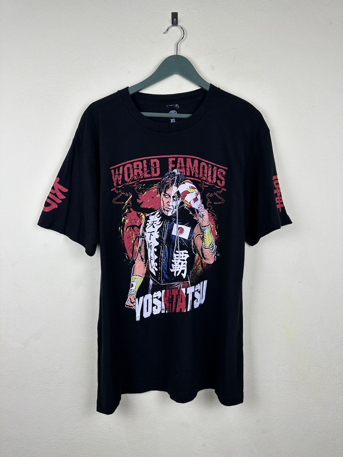 WWE Wwe Japan Wrestler Yoshitatsu Tshirt A194 Size US M / EU 48-50 / 2 - 1 Thumbnail